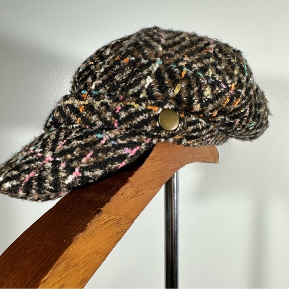 Vintage D&Y Wool Blend Flat Cap Men/Women, Newsboy Cap, Golfer Cap, Ivy Cap EUC - Picture 3 of 13